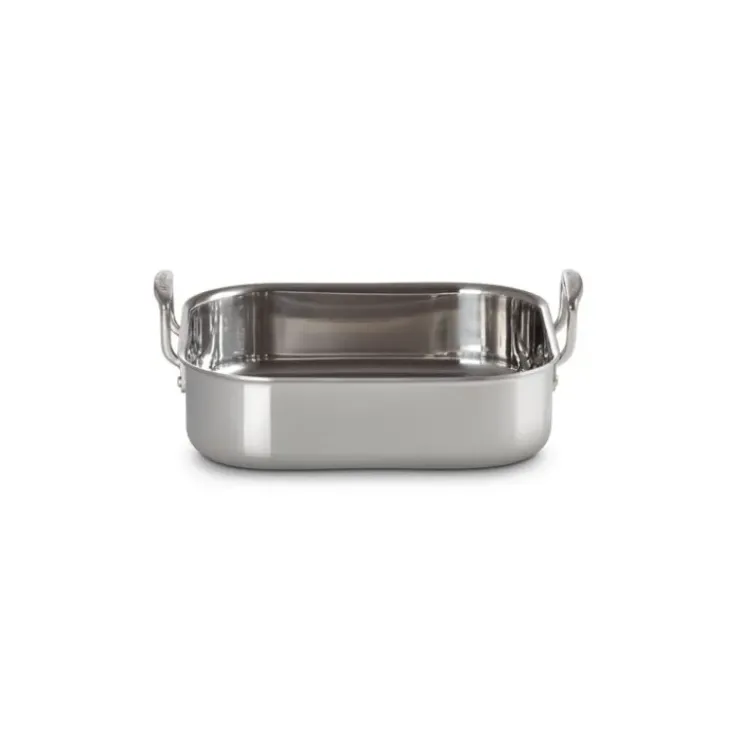 LE CREUSET Plat à Rôtir Inox 26cm New