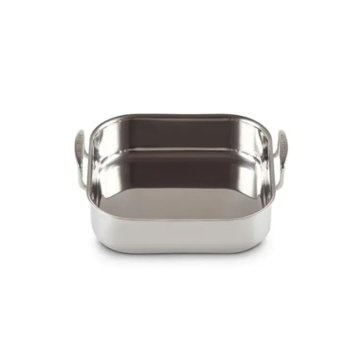 LE CREUSET Plat à Rôtir Inox 26cm New