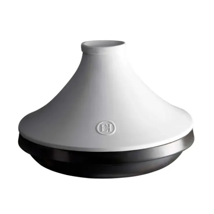 EMILE HENRY Plat à Tajine en céramique 27,5 cm Blanc Ardoise Delight Discount