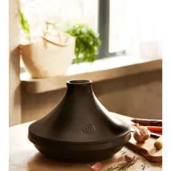 EMILE HENRY Plat à Tajine en céramique 33,5 cm Ardoise Delight Hot