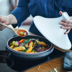 EMILE HENRY Plat à Tajine en céramique 33,5 cm Blanc Ardoise Delight Online