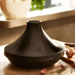 EMILE HENRY Plat à Tajine en Céramique 27,5 cm Ardoise Delight Best