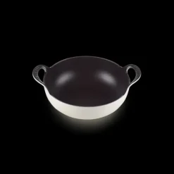 LE CREUSET Plat Balti En Fonte Rond 24 cm Meringue Online