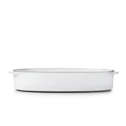 REVOL Plat Oblong Blanc Cumulus 34 x 25 cm Caractère Culinaire Sale