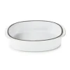 REVOL Plat Oblong Blanc Cumulus 19 x 13 cm Caractère Culinaire Sale