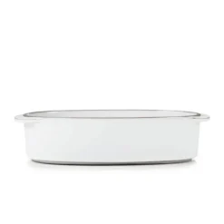 REVOL Plat Oblong Blanc Cumulus 19 x 13 cm Caractère Culinaire Sale