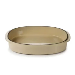 REVOL Plat Oblong Muscade 26 x 18,5 cm Caractère Culinaire Hot