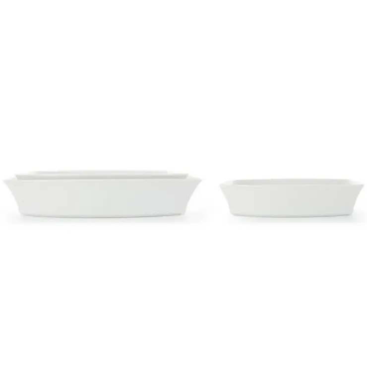 REVOL Plat Rectangulaire Blanc 34 x 22,5 cm Alexandrie Hot