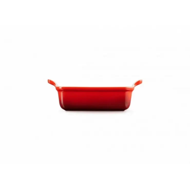 LE CREUSET Plat Rectangulaire Héritage en Céramique 19 cm Cerise Tradition Best