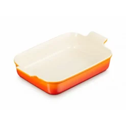 LE CREUSET Plat Rectangulaire Héritage en Céramique 32 cm Volcanique Tradition Online
