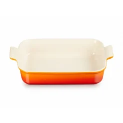 LE CREUSET Plat Rectangulaire Héritage en Céramique 19 cm Volcanique Tradition Best