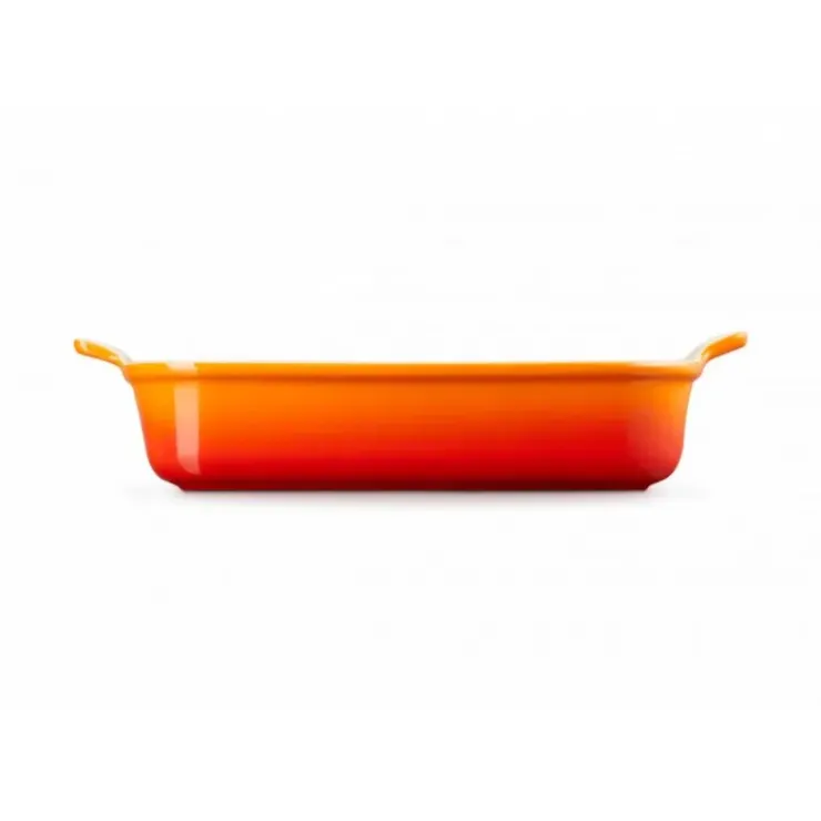 LE CREUSET Plat Rectangulaire Héritage en Céramique 19 cm Volcanique Tradition Best