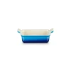 LE CREUSET Plat Rectangulaire Héritage en Céramique 19 cm Azur Tradition Clearance