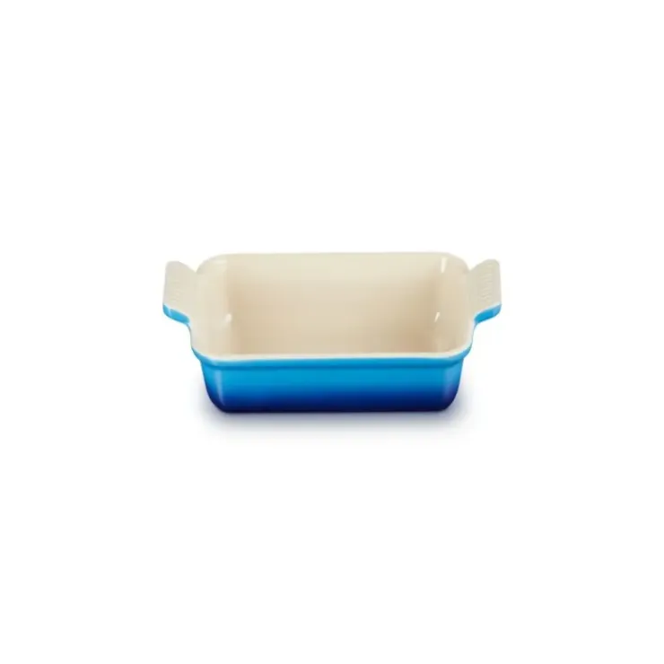 LE CREUSET Plat Rectangulaire Héritage en Céramique 19 cm Azur Tradition Clearance
