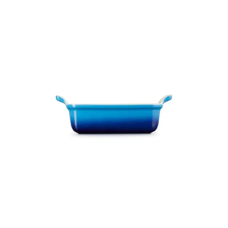 LE CREUSET Plat Rectangulaire Héritage en Céramique 19 cm Azur Tradition Clearance