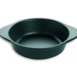 MATFER Plat Rond Creux Ø 18 cm Noir en Fonte émaillée Clearance