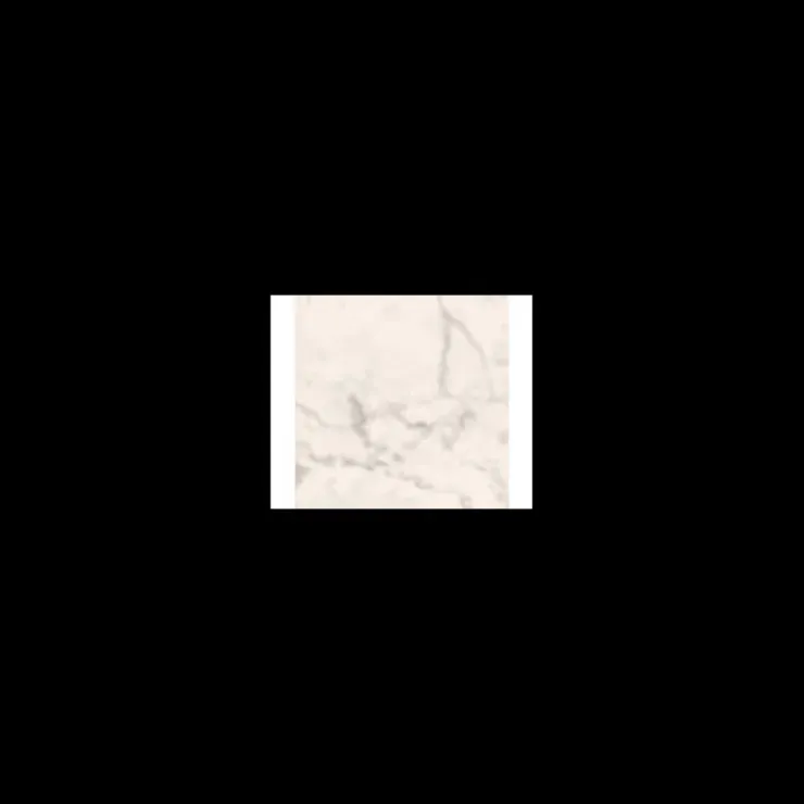 TOPALIT Plateau de Table Stratifié Moulé 70 x 70 cm Marbre Blanc HPL Compact Line Outlet