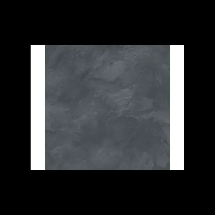 TOPALIT Plateau de Table Stratifié Moulé 60 x 60 cm Dark Slate HPL Compact Line Clearance