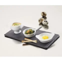 REVOL Plateau Rectangulaire Ardoise 25 x 12 cm Basalt Best