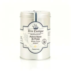 TERRE EXOTIQUE Poivre Blanc de Penja 200 g Hot