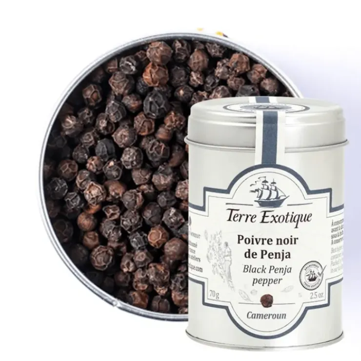 TERRE EXOTIQUE Poivre Noir de Penja 70 g Clearance