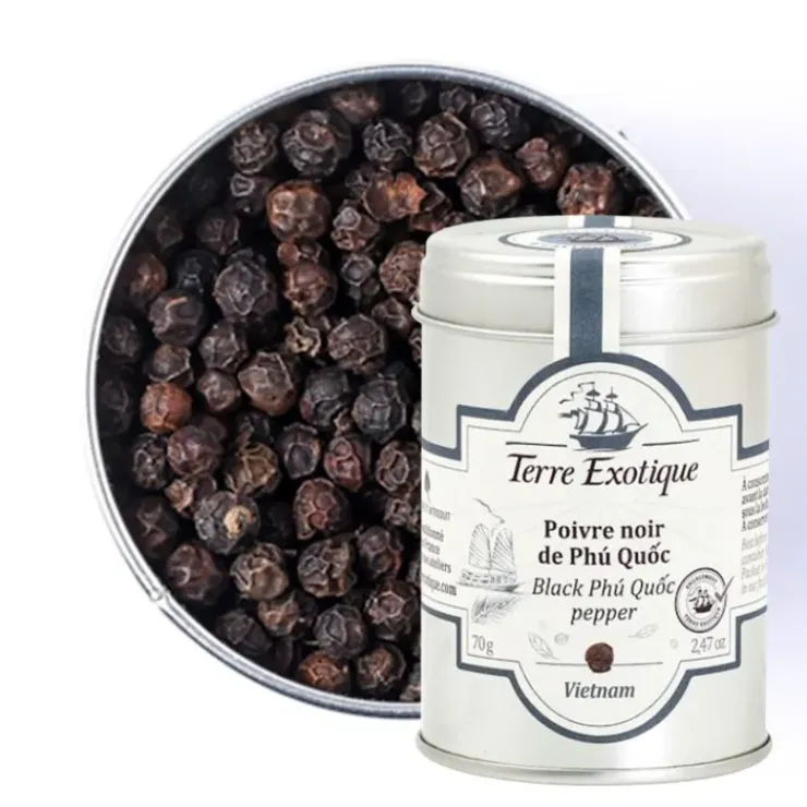 TERRE EXOTIQUE Poivre Noir de Phú Quoc 70 g Discount