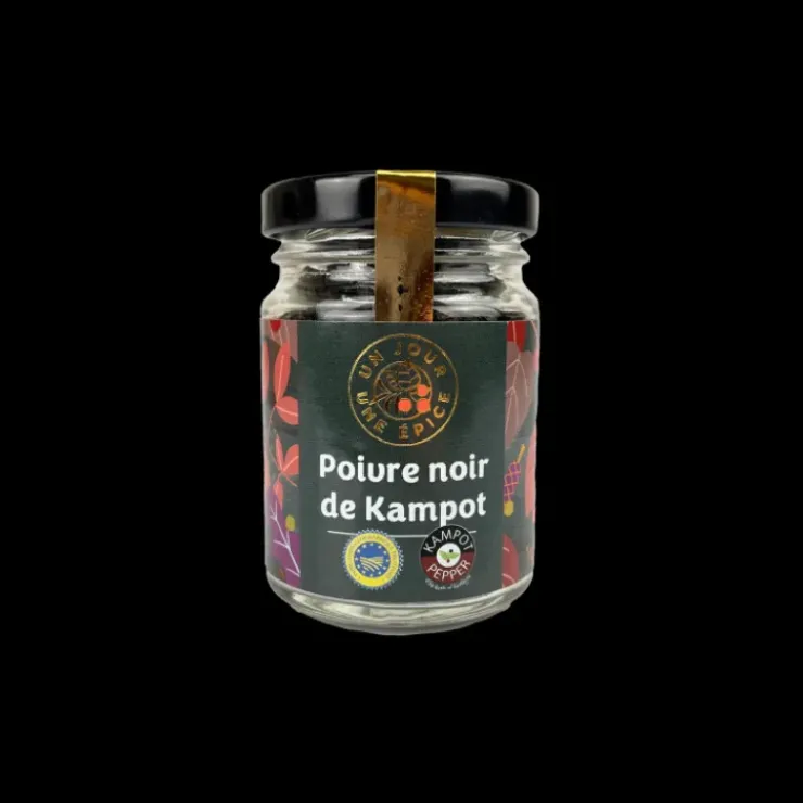 UN JOUR UNE EPICE Poivre Noir Kampot IGP 52 g Un Jour Une Épice