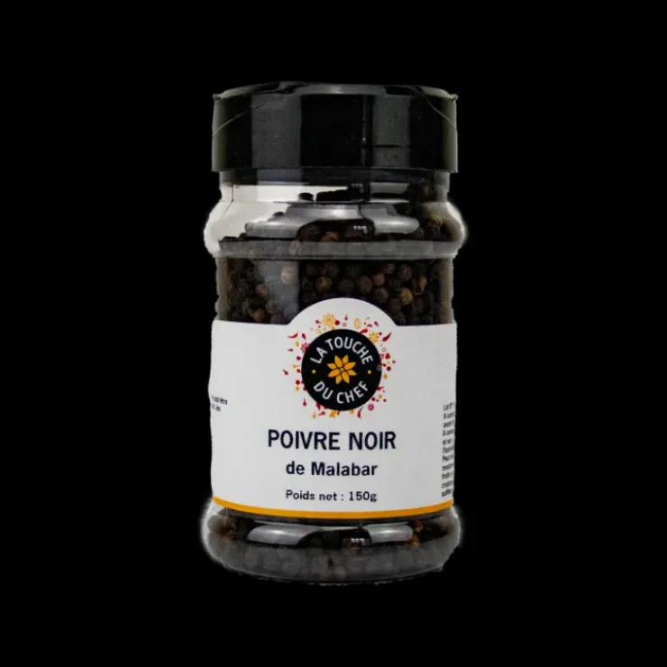 LA TOUCHE DU CHEF Poivre Noir Malabar 150g Hot