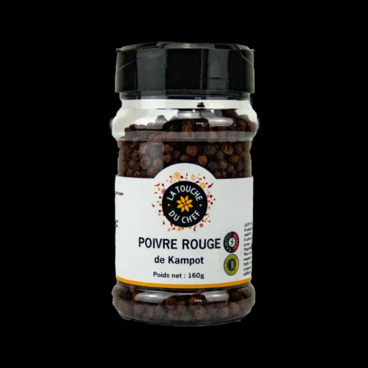 LA TOUCHE DU CHEF Poivre Rouge Kampot IGP 160 g