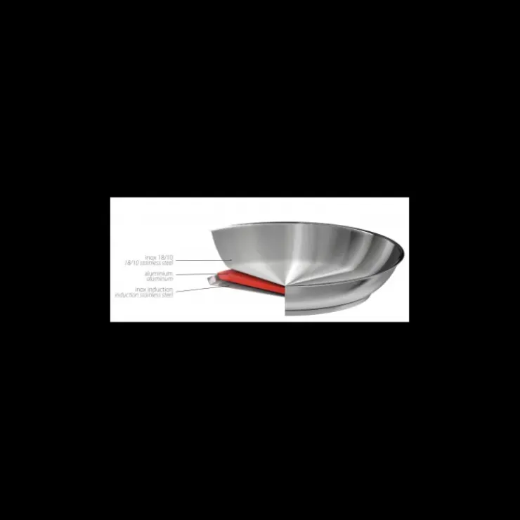 CRISTEL Poêle Ø 22 cm Strate Amovible Inox Outlet