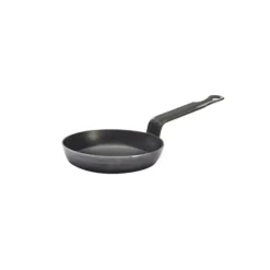 DE BUYER Poêle à Blinis Tôle Bleue Ø 12 cm Blue Carbon New