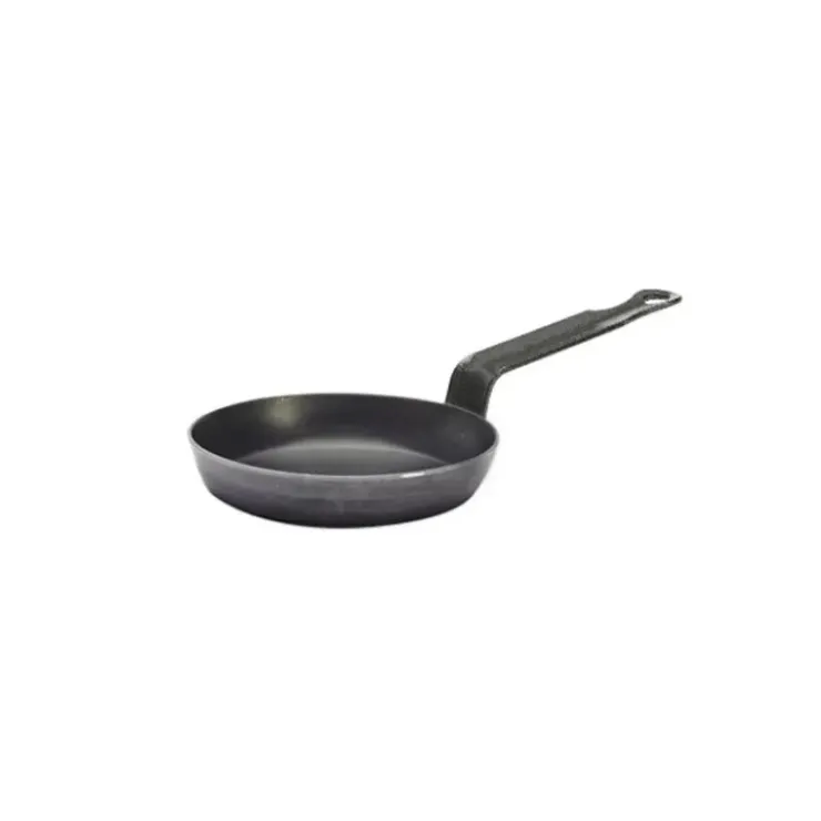 DE BUYER Poêle à Blinis Tôle Bleue Ø 12 cm Blue Carbon New