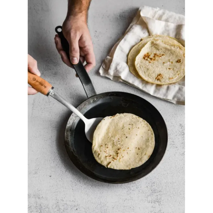 DE BUYER Poêle à Crêpes Tôle Bleue Ø 20 cm Outdoor Discount