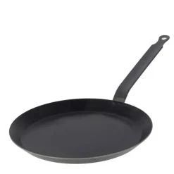DE BUYER Poêle à Crêpes Tôle Bleue Ø 24 cm Outdoor New