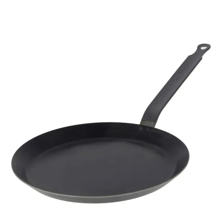 DE BUYER Poêle à Crêpes Tôle Bleue Ø 24 cm Outdoor New