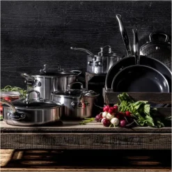 GREENPAN Poêle à Frire Inox Ø 30 cm PREMIERE Hot