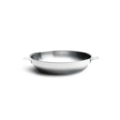 DE BUYER Poêle à Frire tout Inox sans Queue Ø 24 cm Twisty Outlet