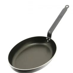 DE BUYER Poêle à Poisson Ovale ø36 cm Antiadhésive Choc Resto Induction New