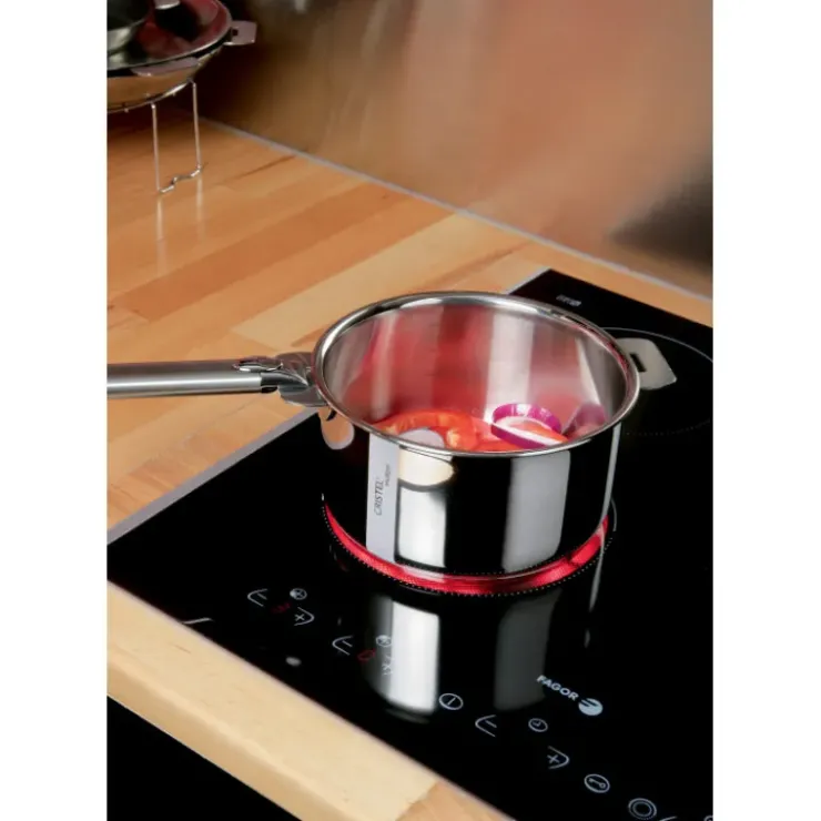 CRISTEL Poêle Casteline Ø 22 cm Manche Amovible Inox Best