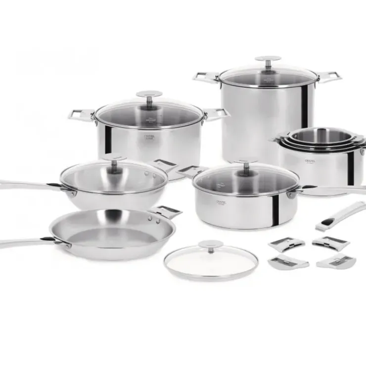 CRISTEL Poêle Casteline Ø 28 cm Manche Amovible Inox Discount