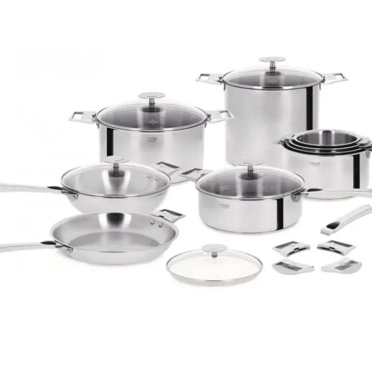 CRISTEL Poêle Casteline Ø 26 cm Manche Amovible Inox Hot