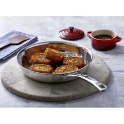 LE CREUSET Poêle Inox 24 cm Signature New