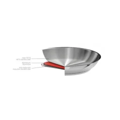 CRISTEL Poêle Lyonnaise Mutine Ø 28 cm Inox Amovible Hot