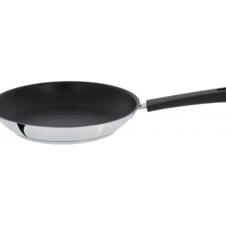CRISTEL Poêle Mutine Ø 28 cm Manche Fixe Anti-Adhésive Inox Sale