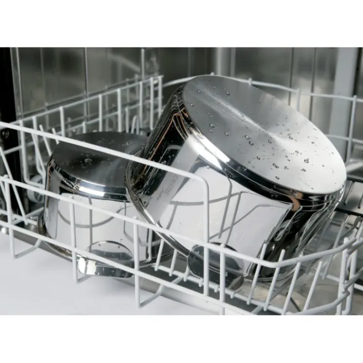 CRISTEL Poêle Mutine Ovale Ø 35 cm Manche Amovible Anti-Adhésive Inox Outlet
