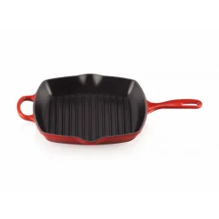 LE CREUSET Poêle Skillet Carré 26 cm Cerise Hot