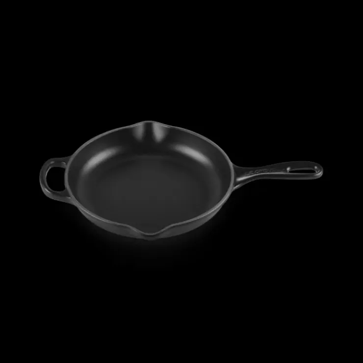 LE CREUSET Poêle Skillet Rond 23 cm Noir Mat New