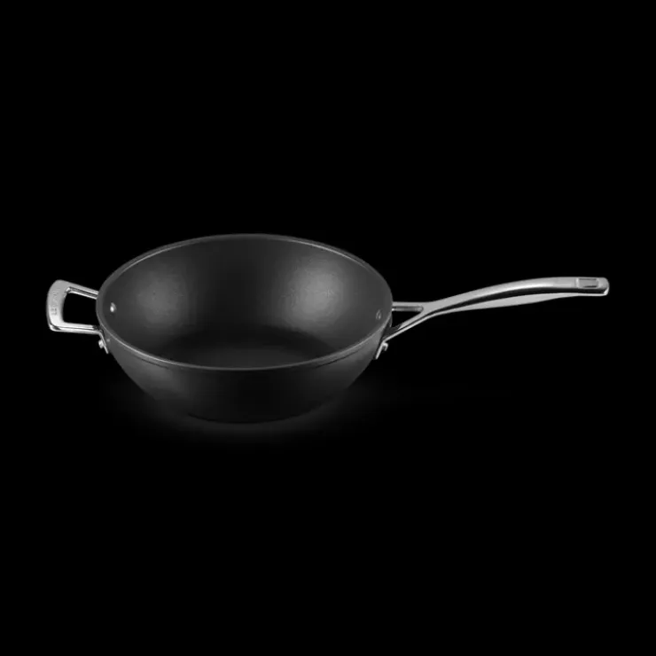 LE CREUSET Poêle Wok 26 cm Anti-Adhérente Les Forgées Online