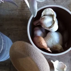EMILE HENRY Pot à Ail en Céramique 0,94 l Argile Clearance