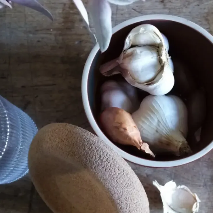 EMILE HENRY Pot à Ail en Céramique 0,94 l Argile Clearance